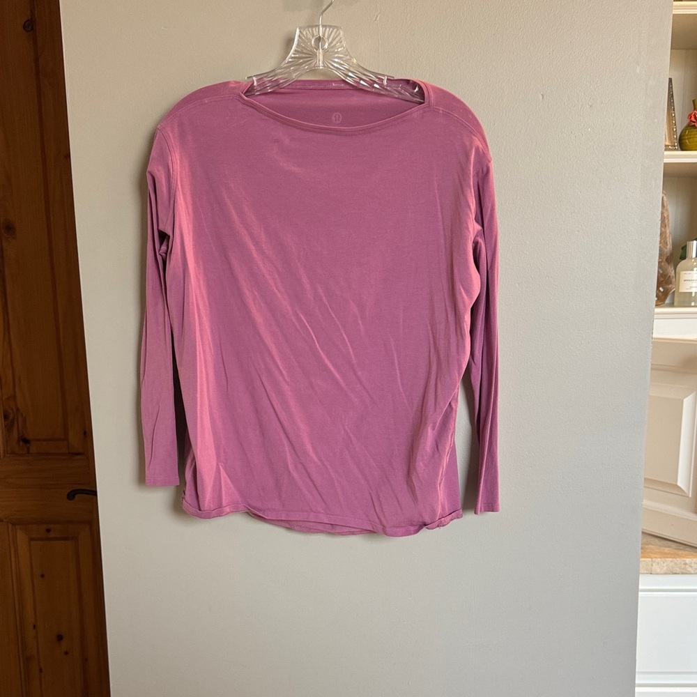 lululemon athletica Pink Long Sleeve Top